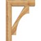 Ekena Millwork Westlake Block Rough Sawn Bracket w/ Offset Brace, Western Red Cedar, 8"W x 30"D x 42"H BKT0806X30X42WTL05RWR - alternate 2